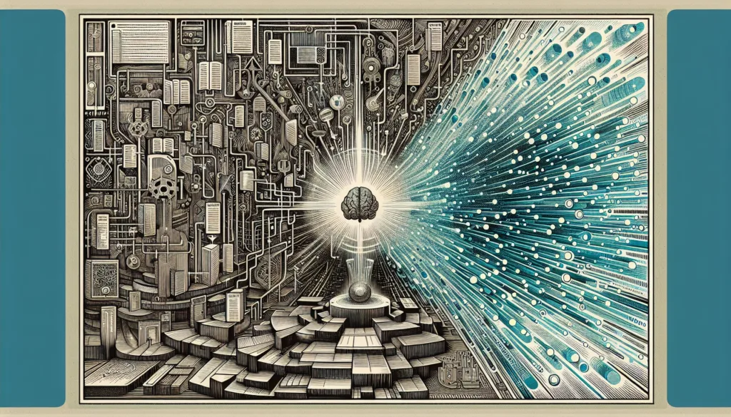 Claude AI's large context window analyzing and summarizing extensive documents.